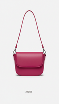 Mini crossbody bag in digital magenta