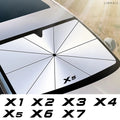 Car front windshield foldable sunshade for BMW X3 X1 X2 X4 X6 car UV sunshade car visor   4.5   10 Reviews   ౹   64 sold