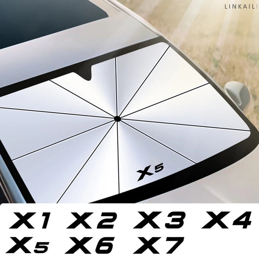 Car front windshield foldable sunshade for BMW X3 X1 X2 X4 X6 car UV sunshade car visor   4.5   10 Reviews   ౹   64 sold