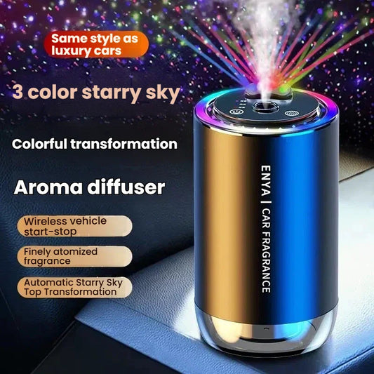 Car Air Freshener Car Aromatherapy Intelligent Spray Automatic Air Fragrance Sprayer Car Perfume Diffuser 3 Color Starry Sky   4.6   14 Reviews   ౹   54 sold