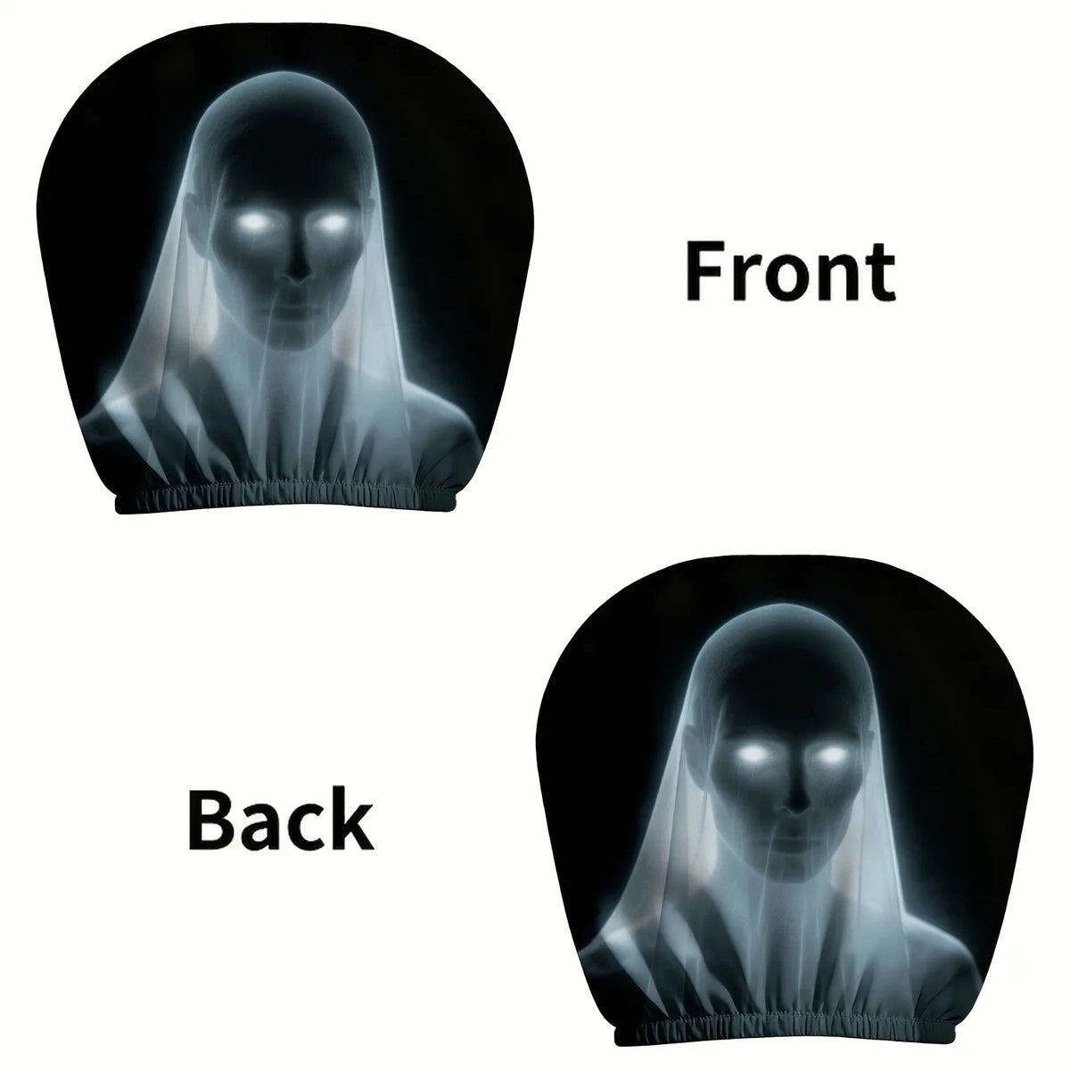 2pcs Universal Elastic Car Headrest Covers Halloween Horror Face Print Dustproof Auto Seat Headrest Protective Sleeve   4.5   4 Reviews   ౹   50 sold