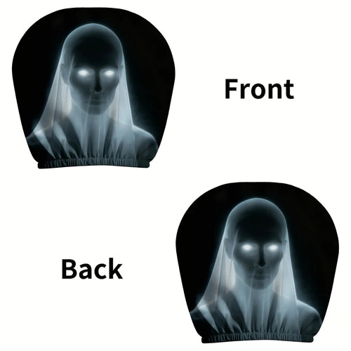 2pcs Universal Elastic Car Headrest Covers Halloween Horror Face Print Dustproof Auto Seat Headrest Protective Sleeve   4.5   4 Reviews   ౹   50 sold
