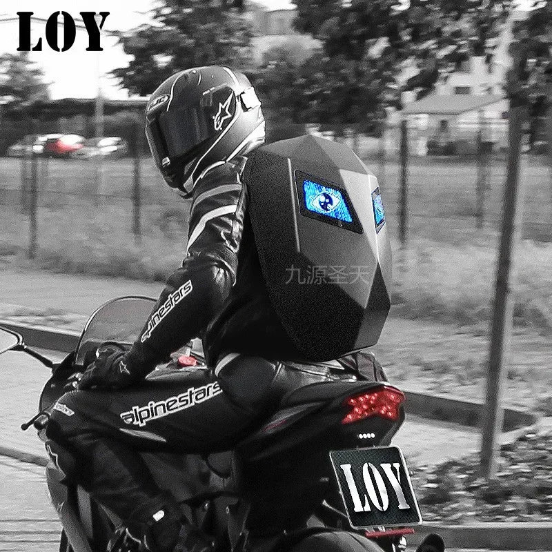 LED Locomotive Backpack Display Scree Business Travel Laptop Backpack Men Outdoor Expanded Motorcycle Cycling Backpack For Woman   4.4   26 Reviews   ౹   105 sold