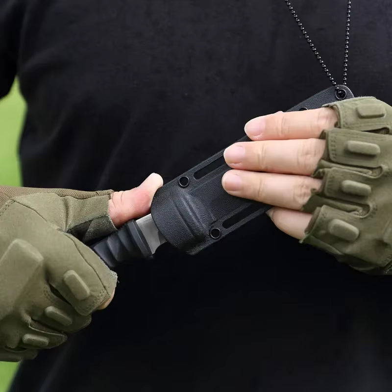 Outdoor Stainless Steel Mini knife Camping Survival Portable Knife Fruit Knife Field Camping Survival Fruit Knife Outdoor Tool   4.5   110 Reviews   ౹   800+ sold