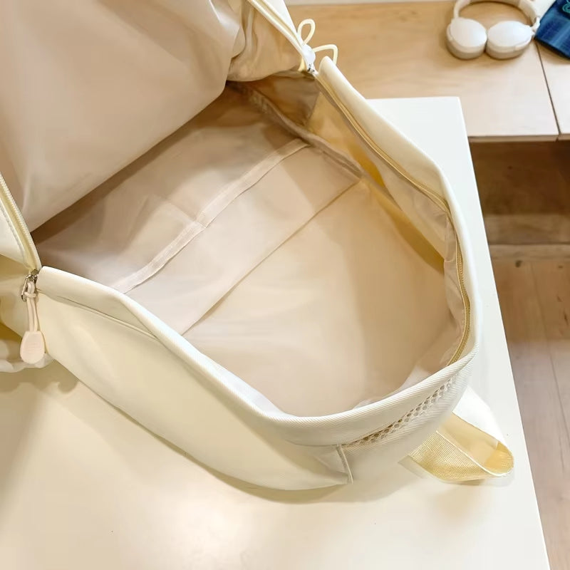 Cute Nylon School Backpack for Girls Teenage Student Women Backpack Multi-Pocket Schoolbag Kawaii Laptop Book Bag Pack Mochila   4.9   17 Reviews   ౹   104 sold