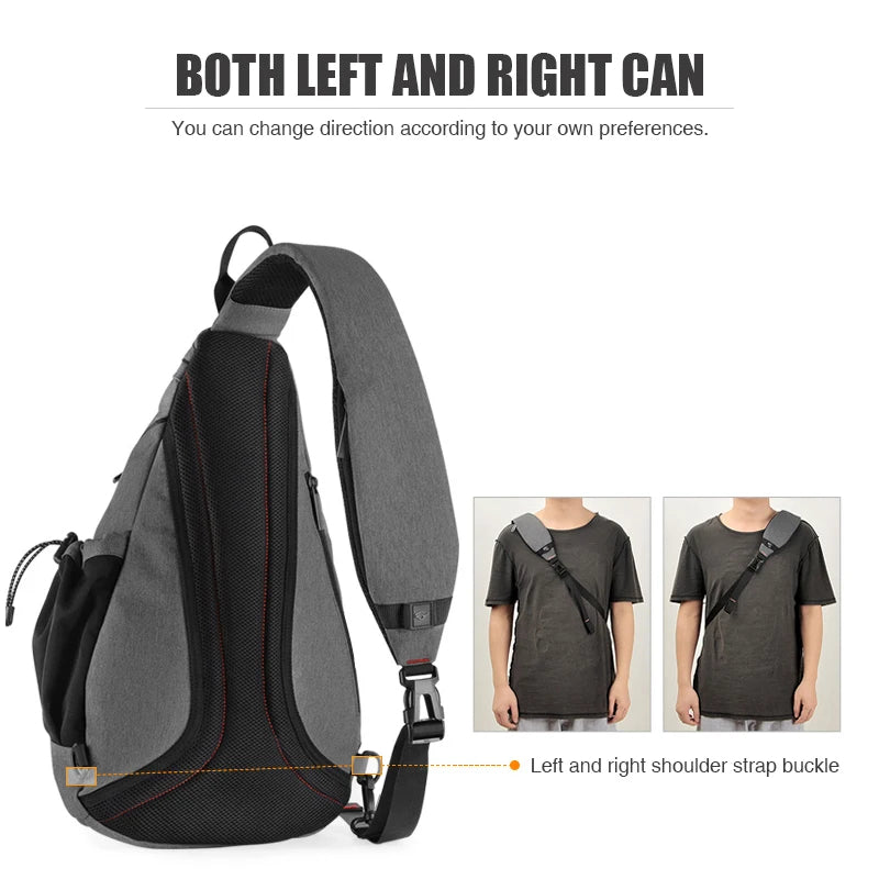 Mixi Men One Shoulder Backpack Women Sling Bag Crossbody USB Boys Cycling Sports Travel Versatile Fashion Bag Student School   4.9   298 Reviews   ౹   1,000+ sold