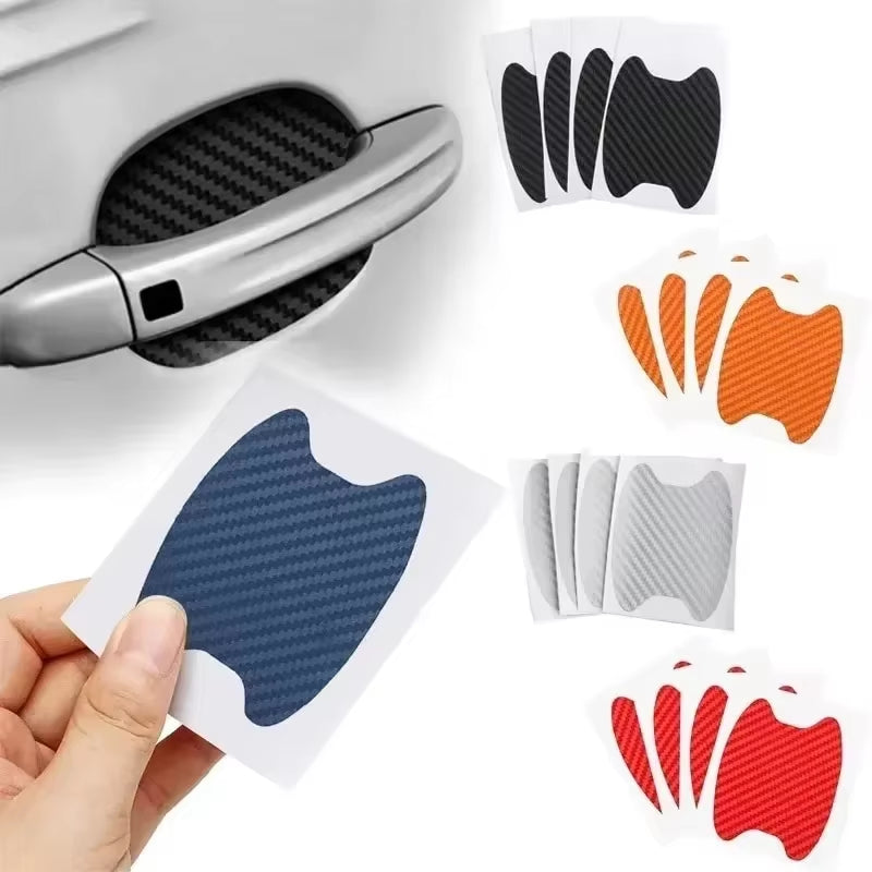 4Pcs/Set Car Door Sticker Carbon Fiber Scratches Resistant Cover Auto Handle Protection Film Exterior Styling Accessories   4.2   29 Reviews   ౹   225 sold