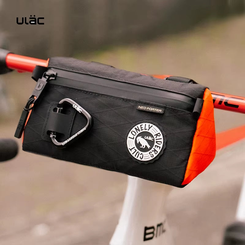 ULAC Waterproof Bicycle Handlebar Bag 1.1/1.5/2.7L Bike Frame Tube Bag Cycling Multifunctional Bag Outdoor Travel Shoulder Bag   4.9   14 Reviews   ౹   102 sold