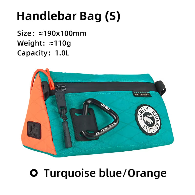 ULAC Waterproof Bicycle Handlebar Bag 1.1/1.5/2.7L Bike Frame Tube Bag Cycling Multifunctional Bag Outdoor Travel Shoulder Bag   4.9   14 Reviews   ౹   102 sold